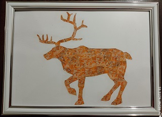 Pochoir Cerf Pochoir Cerf