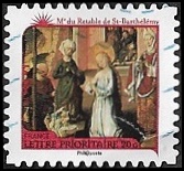Maître du Retable de Saint-Barthélemy
(fin XVe-début XVIe siècle)
Adoration de l'Enfant Maître du Retable de Saint-Barthélemy
(fin XVe-début XVIe siècle)
Adoration de l'Enfant