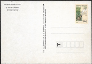 Verso de Le loup et l Verso de Le loup et l
