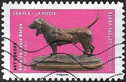 Basset anglais par Antoine-Louis Barye(1796-1875) Basset anglais par Antoine-Louis Barye(1796-1875)