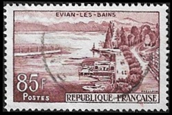 Evian les Bains 85F lilas-brun