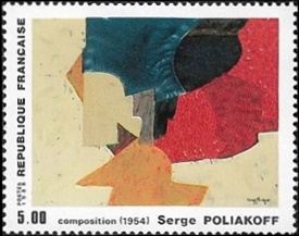 Serge Poliakoff - composition (1954) Serge Poliakoff - composition (1954)