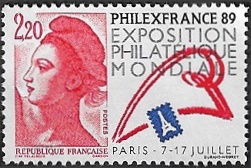 PhilexFrance 89 Exposition philatélique mondiale Paris 7-17 juillet 1989 PhilexFrance 89 Exposition philatélique mondiale Paris 7-17 juillet 1989