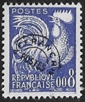 Coq gaulois 0.08F violet -
 Préoblitéré