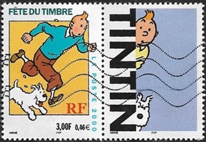 Tintin et Milou, avec vignette Tintin et Milou, avec vignette
