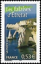 Les falaises d'Etretat