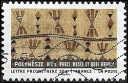 Polynésie - XIXe s - Tissu en écorce - Paris Musée du quai Branly Polynésie - XIXe s - Tissu en écorce - Paris Musée du quai Branly