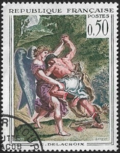 Delacroix La Lutte de Jacob avec l'ange Delacroix La Lutte de Jacob avec l'ange