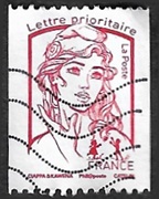 Lettre prioritaire jusqu'à 20g - Timbre pour roulette Lettre prioritaire jusqu'à 20g - Timbre pour roulette