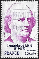 Lecomte de Lisle 1818 -1894 Lecomte de Lisle 1818 -1894
