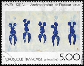Yves Klein Anthropométrie de l'époque bleueé Yves Klein Anthropométrie de l'époque bleueé