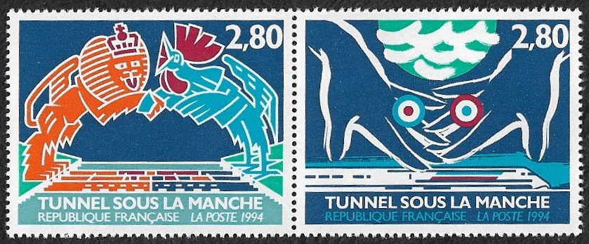 Diptyque : Inauguration du tunnel sous la Manche 2.80