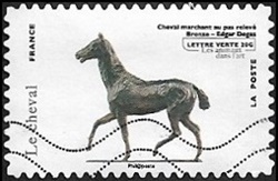 Cheval marchant au pas relevé, bronze Cheval marchant au pas relevé, bronze